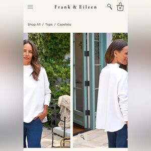 Elegant White Capelet Top